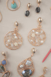 White Garden Earrings - Sienna NZ