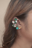 Aquamarine Handcrafted Ear Cuff - Sienna NZ
