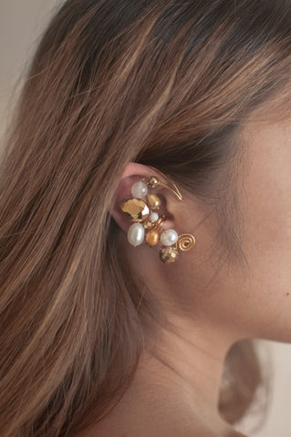 Gold Holiday Ear Cuff - Sienna NZ