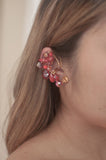 Red Glass Bead Ear Cuff - Sienna NZ