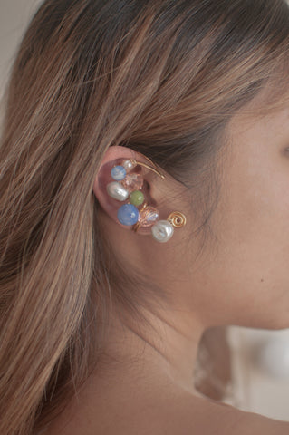 Pastel Pearl Ear Cuff - Sienna NZ